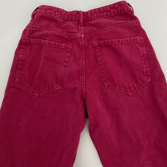 Wine red jeans - Zara trafaluc denim USA 00 - Picture 3 of 3